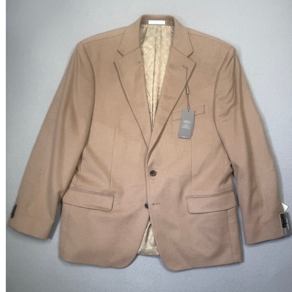 Michael Kors Men's Wool Cashmere Blend Lux Classic-Fit Sport Coat Camel 44R $395